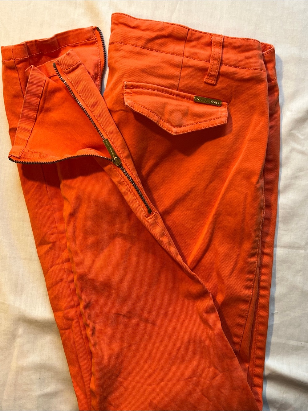 Michael Kors Orange Skinny Jeans Size 8 - Picture 8 of 8